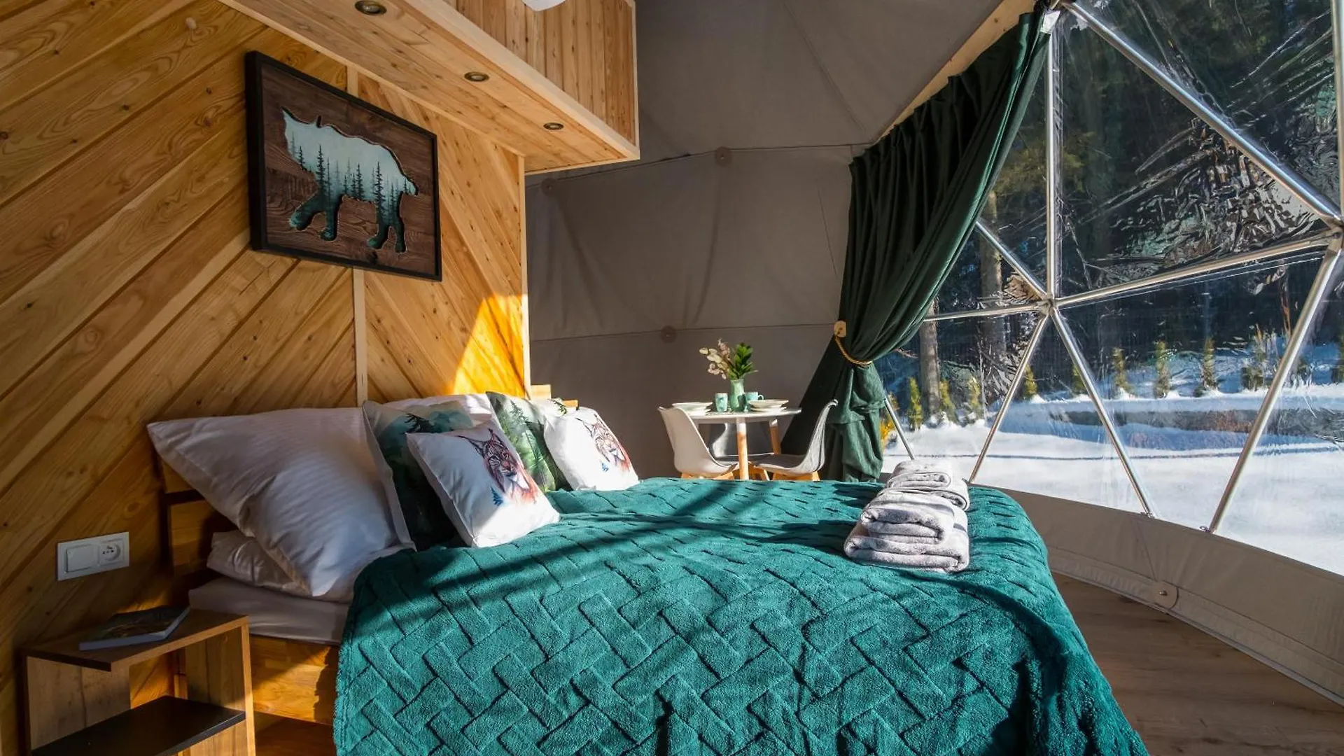 Glamp Mala Laka Jacuzzi & Sauna Zakopane Luxury tent