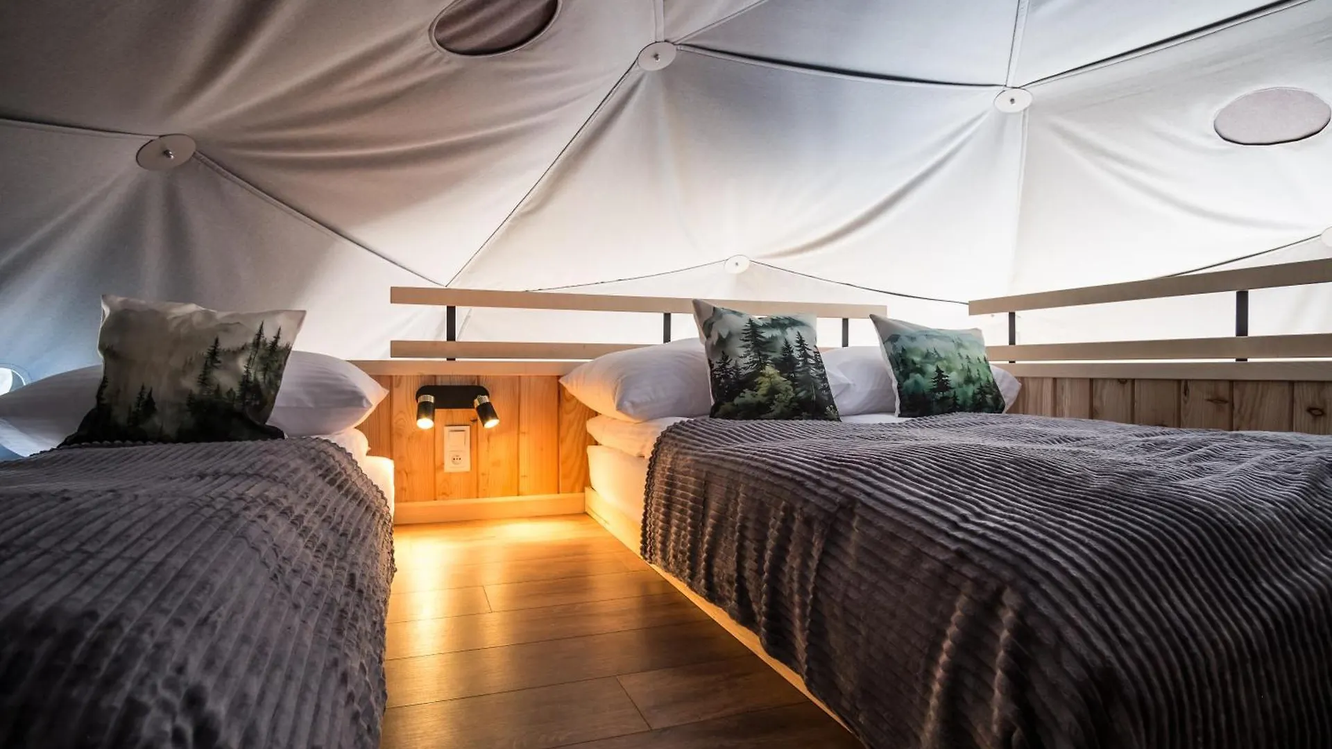 Luxury tent Glamp Mala Laka Jacuzzi & Sauna Zakopane