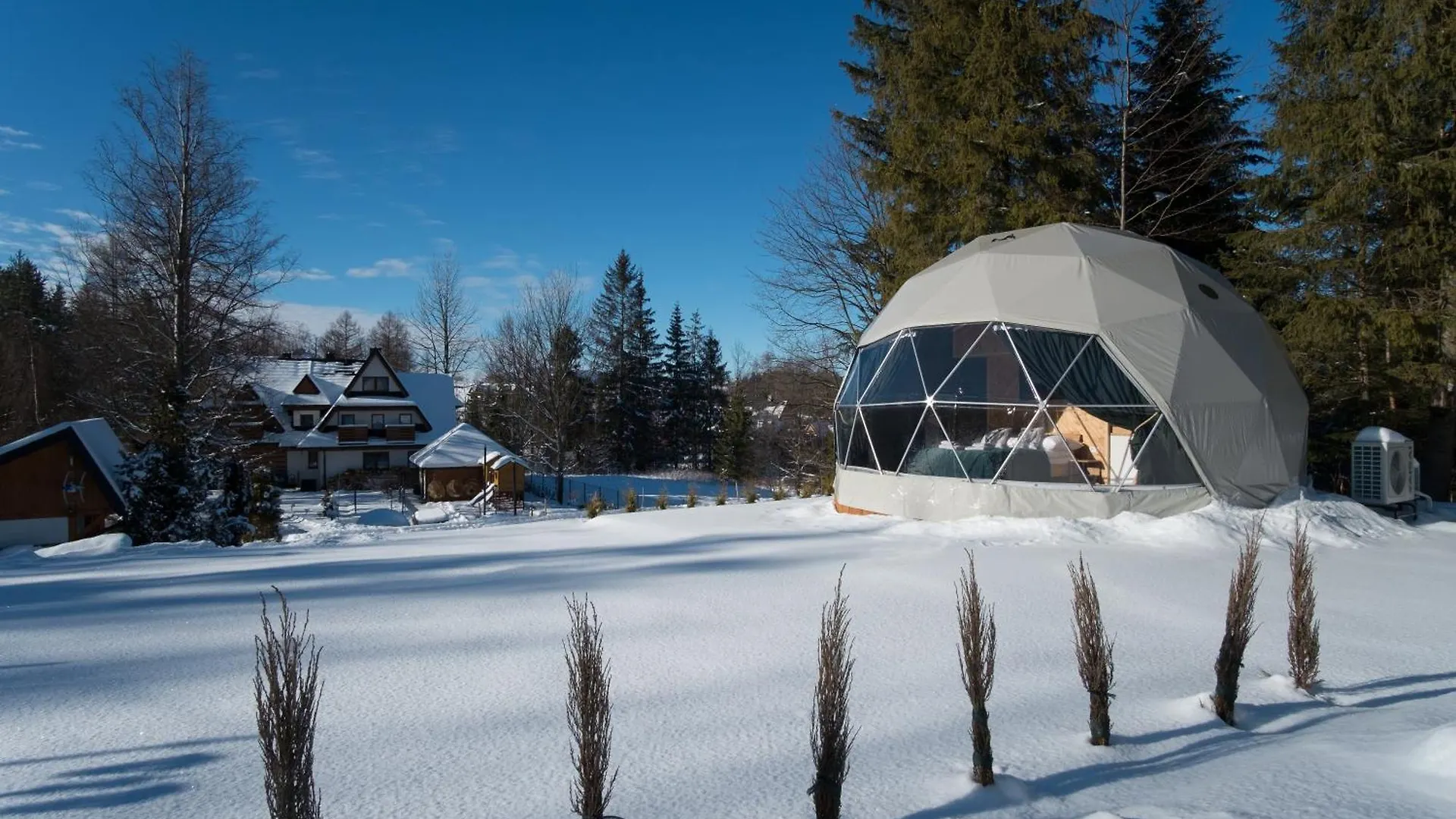 Luxury tent Glamp Mala Laka Jacuzzi & Sauna Zakopane