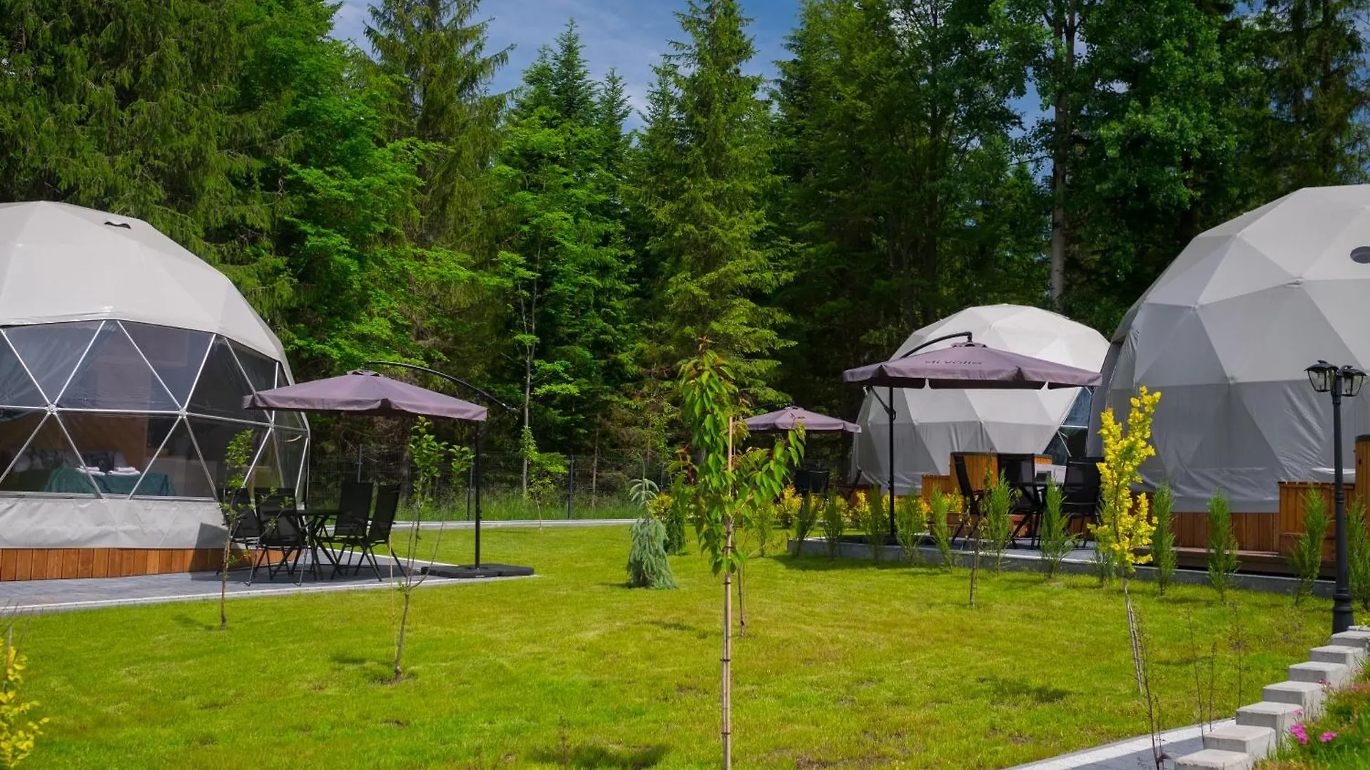 Glamp Mala Laka Jacuzzi & Sauna 扎科帕内 豪华帐篷